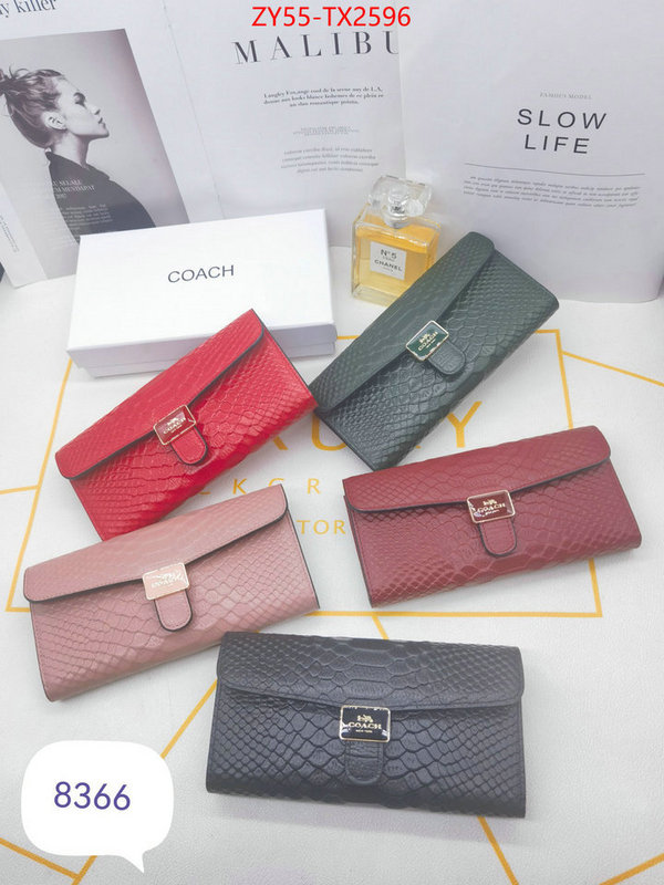 Coach Bags(4A)-Wallet where to buy high quality ID: TX2596 $: 55USD,