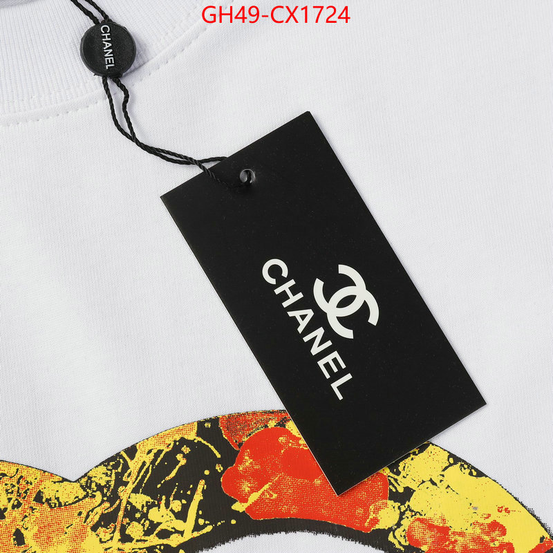 Clothing-Chanel high quality ID: CX1724 $: 49USD