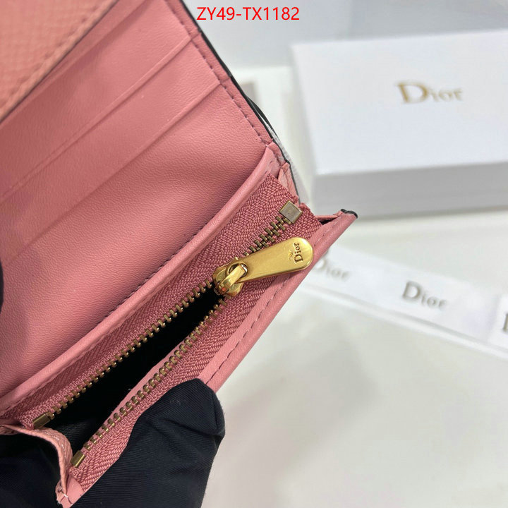 Dior Bags(4A)-Wallet- high quality 1:1 replica ID: TX1182 $: 49USD,