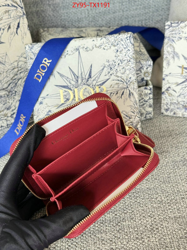 Dior Bags(4A)-Wallet- where should i buy to receive ID: TX1191 $: 95USD,