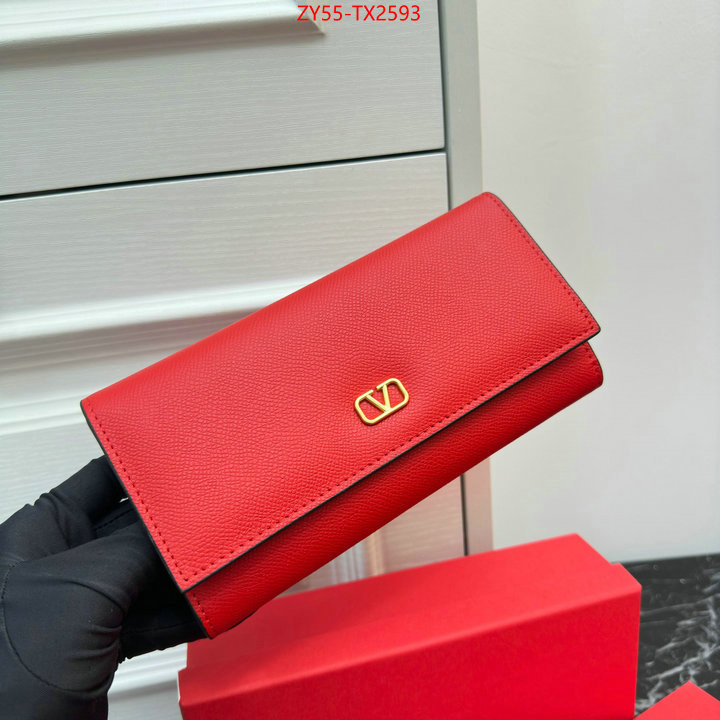 Valentino Bags(4A)-Wallet replica sale online ID: TX2593 $: 55USD,