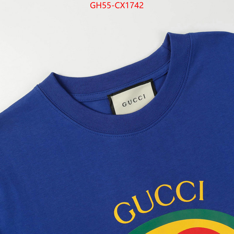 Clothing-Gucci fake cheap best online ID: CX1742 $: 55USD