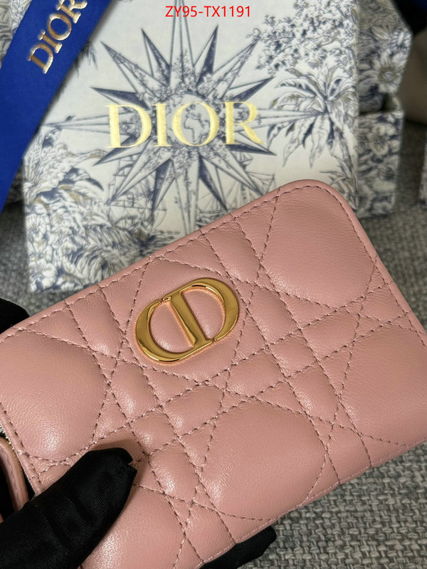 Dior Bags(4A)-Wallet- where should i buy to receive ID: TX1191 $: 95USD,