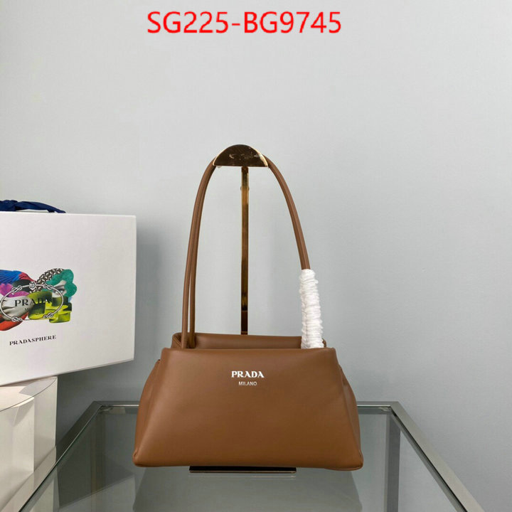 Prada Bags (TOP)-Handbag- replica aaaaa+ designer ID: BG9745 $: 225USD,