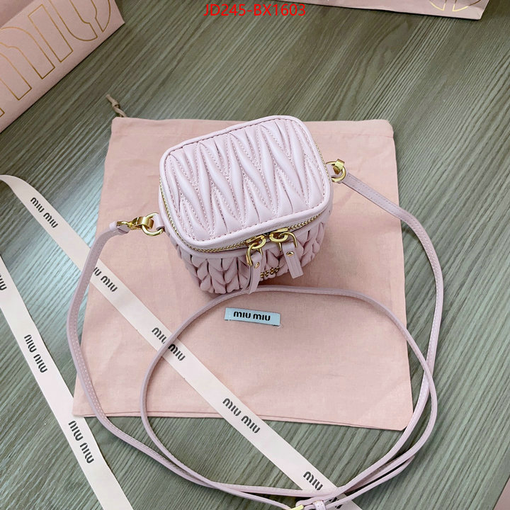 Miu Miu Bags(TOP)-Diagonal- where can i buy ID: BX1603 $: 245USD