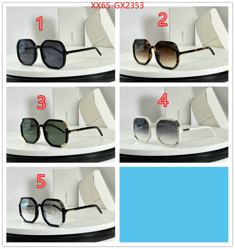 Glasses-Prada sell online luxury designer ID: GX2353 $: 65USD