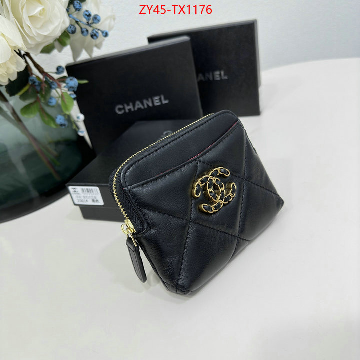 Chanel Bags(4A)-Wallet- for sale cheap now ID: TX1176 $: 45USD,