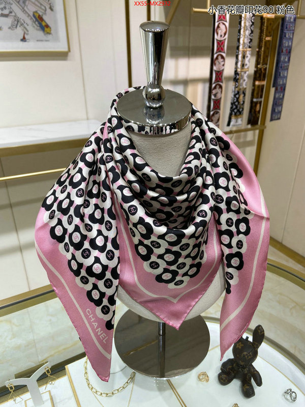 Scarf-Chanel top quality website ID: MX2932 $: 55USD