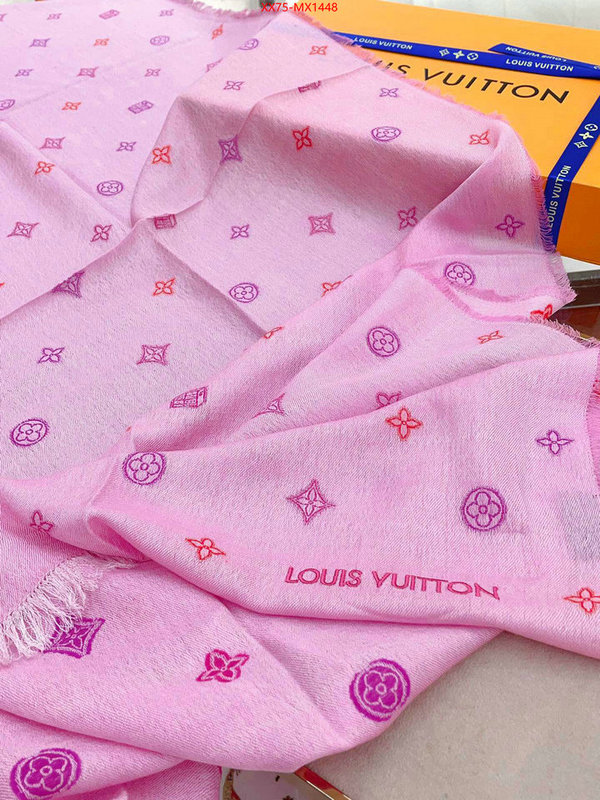 Scarf-LV outlet sale store ID: MX1448 $: 75USD