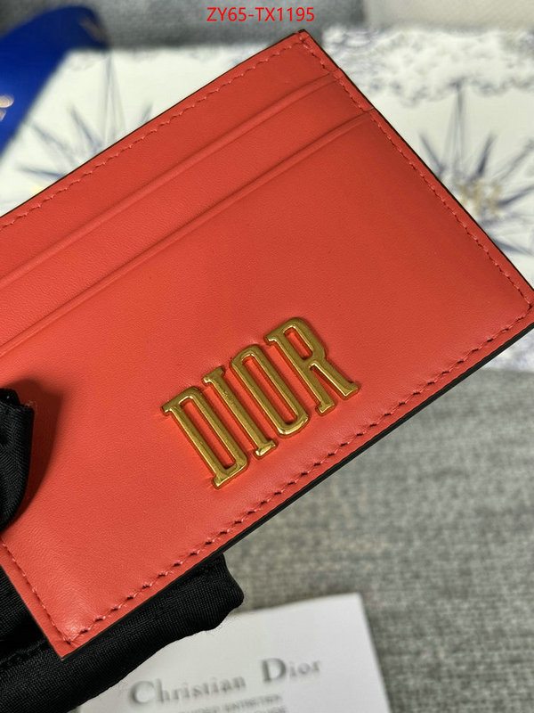 Dior Bags(4A)-Wallet- aaaaa customize ID: TX1195 $: 65USD,