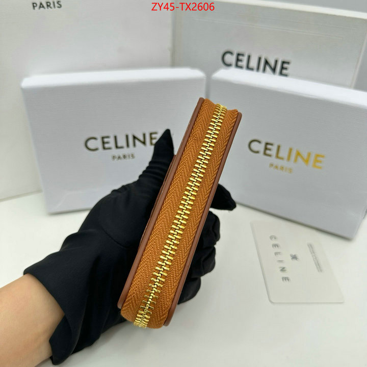 CELINE Bags(4A)-Wallet buy the best high quality replica ID: TX2606 $: 45USD,