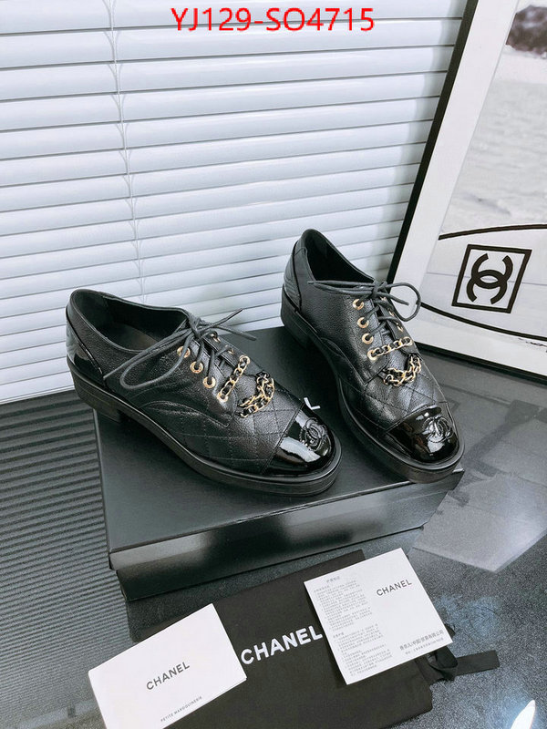 Women Shoes-Chanel aaaaa+ quality replica ID: SO4715 $: 129USD