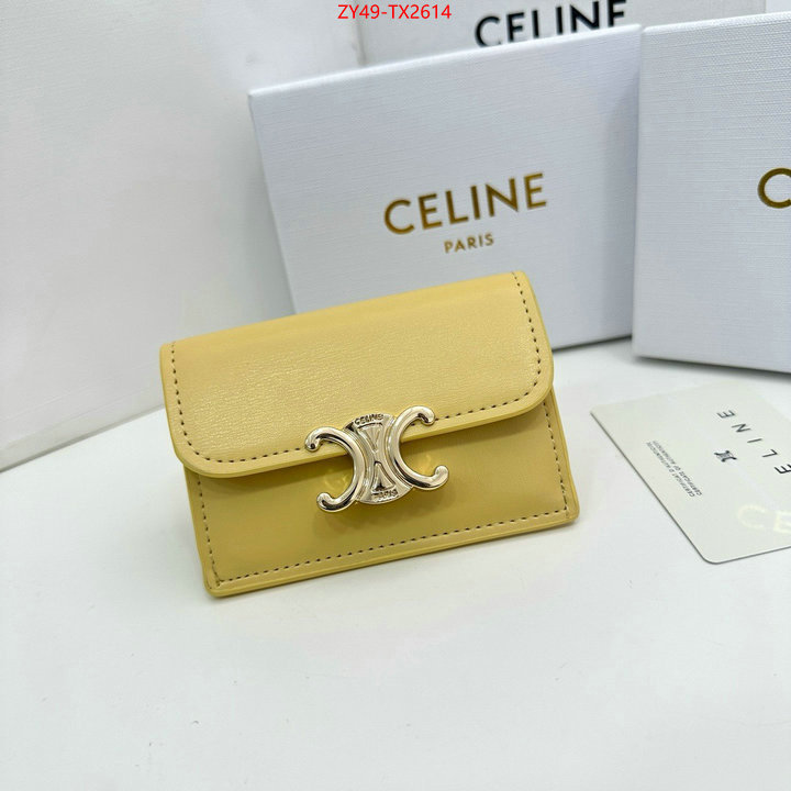 CELINE Bags(4A)-Wallet top fake designer ID: TX2614 $: 49USD,