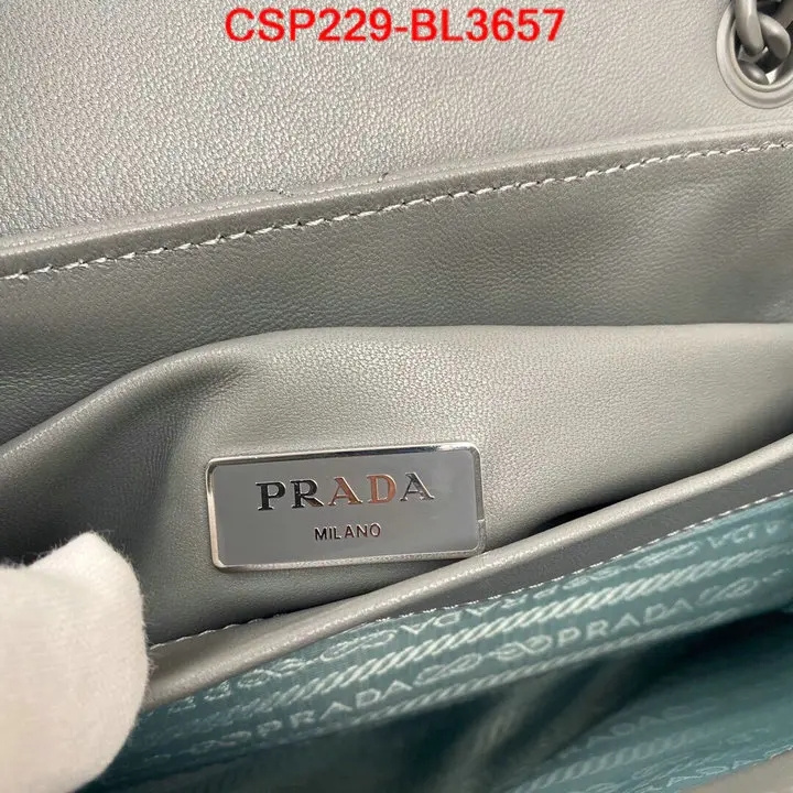 Prada Bags (TOP)-Diagonal- best fake ID: BL3657 $: 229USD,