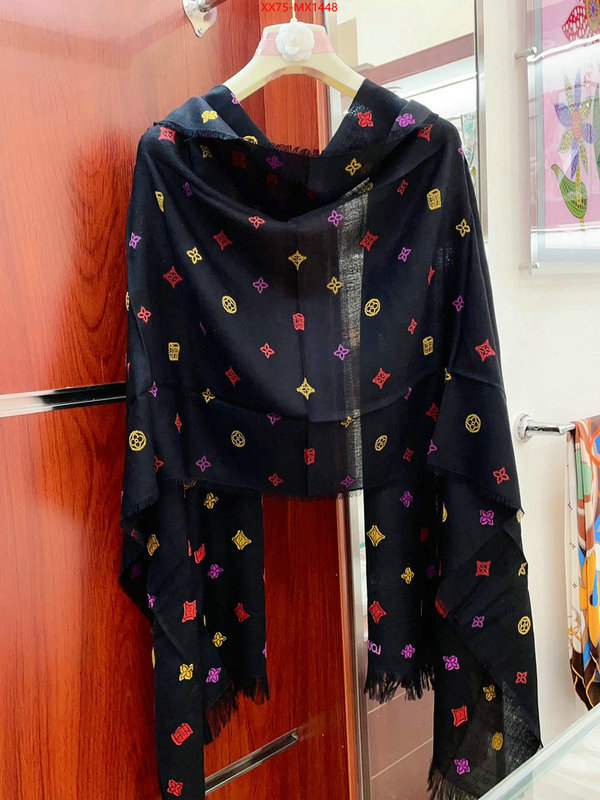 Scarf-LV outlet sale store ID: MX1448 $: 75USD