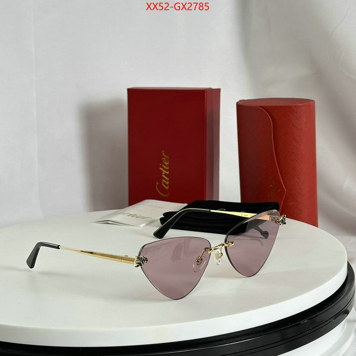 Glasses-Cartier quality replica ID: GX2785 $: 52USD