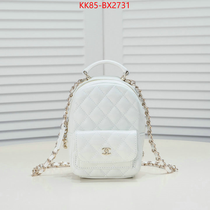 Chanel Bags(4A)-Backpack- what is top quality replica ID: BX2731 $: 85USD,