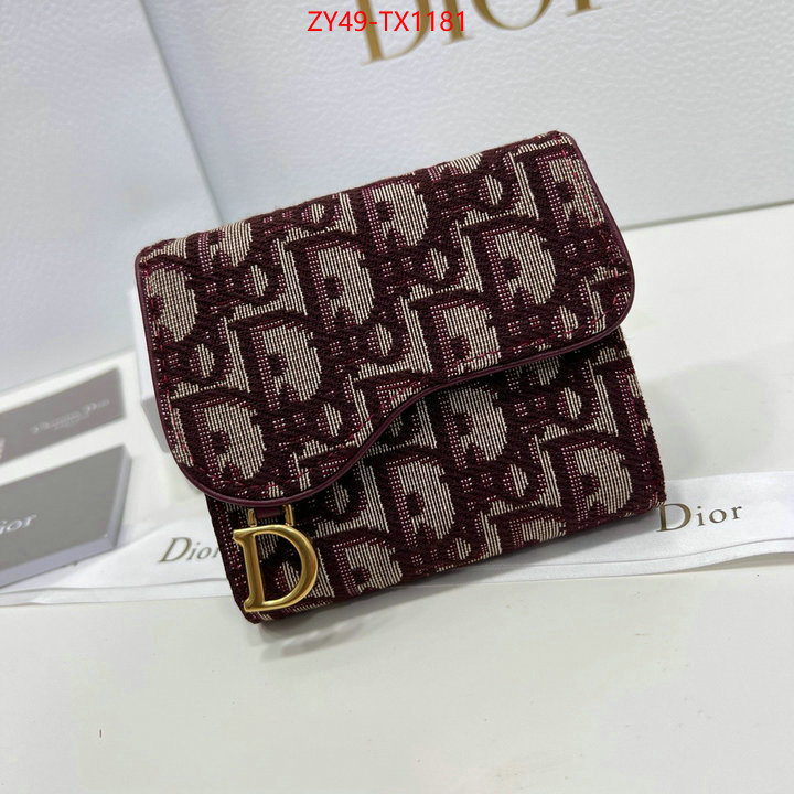 Dior Bags(4A)-Wallet- online from china designer ID: TX1181 $: 49USD,