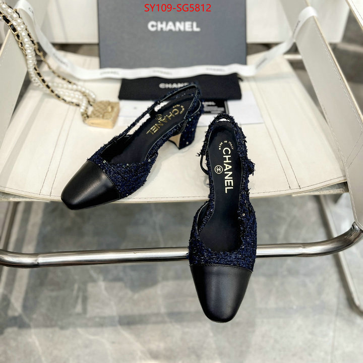 Women Shoes-Chanel fake designer ID: SG5812 $: 109USD