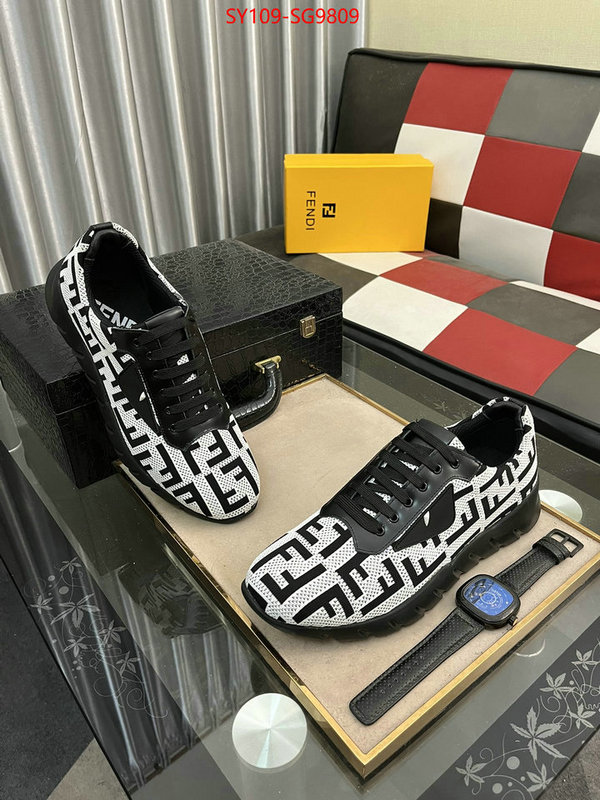 Men Shoes-Fendi top quality fake ID: SG9809 $: 109USD