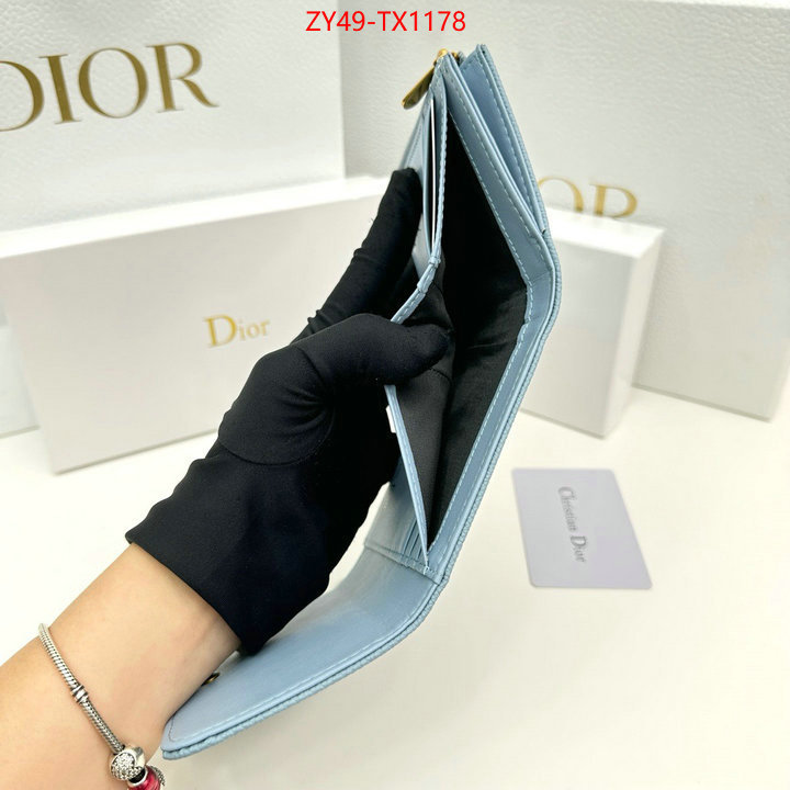 Dior Bags(4A)-Wallet- where to buy replicas ID: TX1178 $: 49USD,