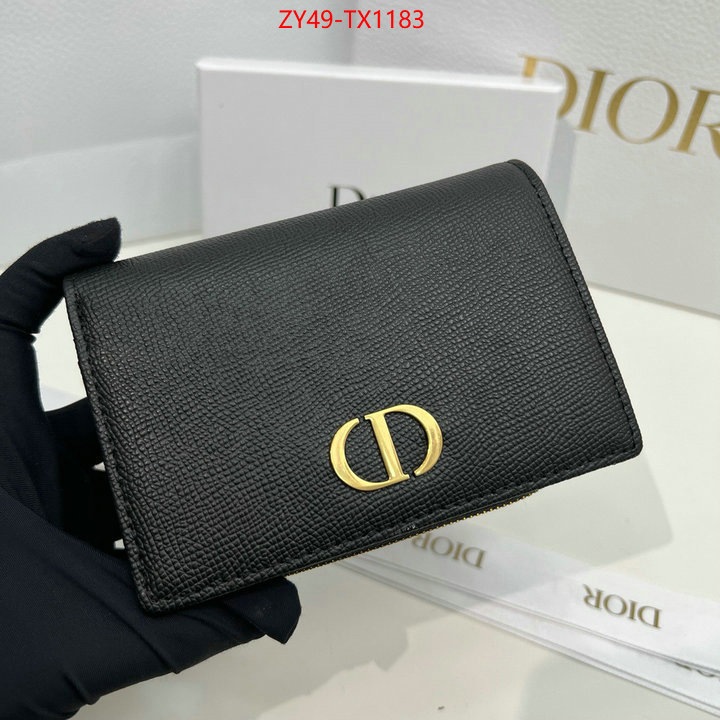 Dior Bags(4A)-Wallet- best quality designer ID: TX1183 $: 49USD,