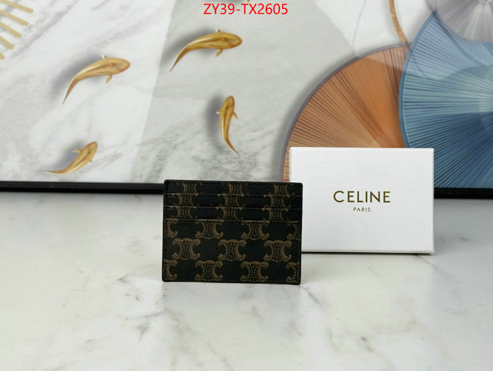 CELINE Bags(4A)-Wallet high quality happy copy ID: TX2605 $: 39USD,