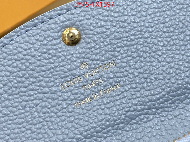 LV Bags(TOP)-Wallet new designer replica ID: TX1597 $: 75USD