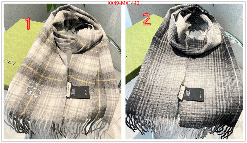 Scarf-Gucci outlet sale store ID: MX1440 $: 49USD