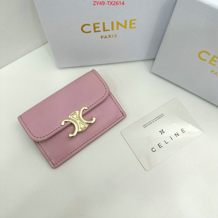 CELINE Bags(4A)-Wallet top fake designer ID: TX2614 $: 49USD,