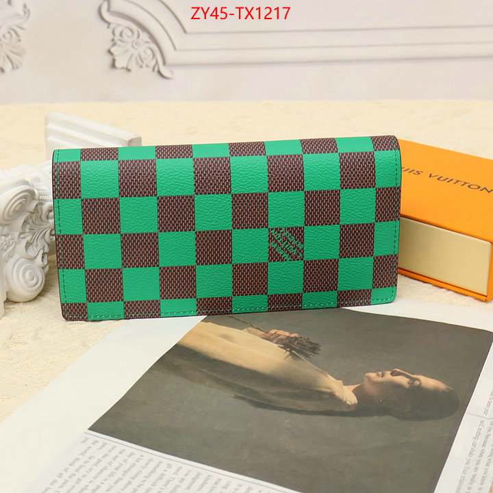 LV Bags(4A)-Wallet replica aaaaa designer ID: TX1217 $: 45USD,