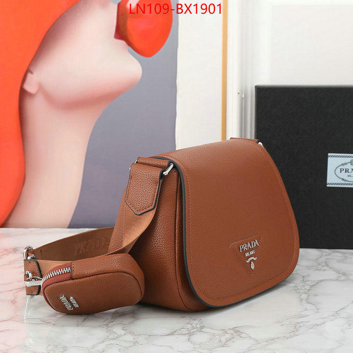 Prada Bags (4A)-Diagonal- where can you buy replica ID: BX1901 $: 109USD,