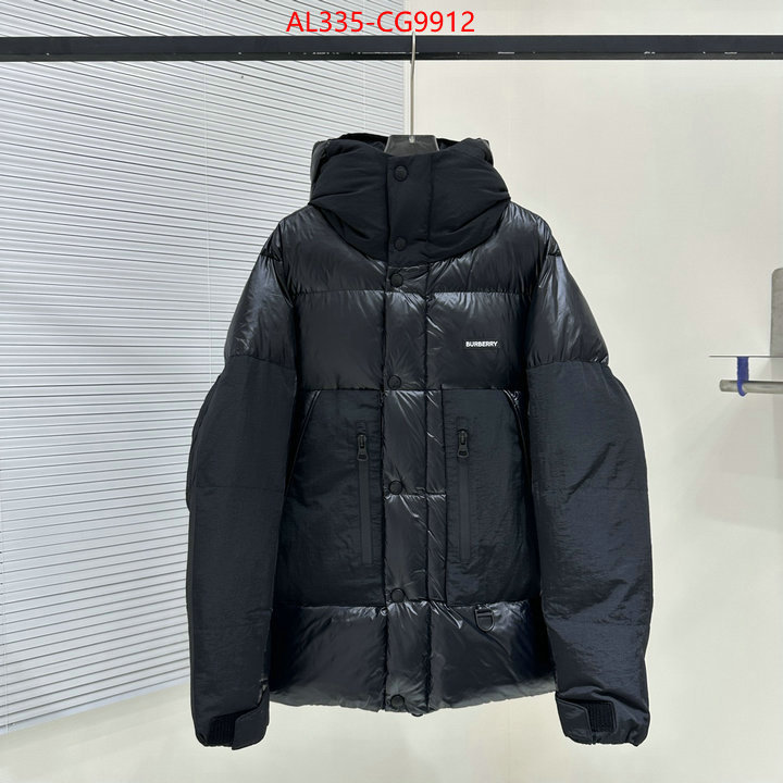 Down jacket Men-Burberry 7 star quality designer replica ID: CG9912 $: 335USD