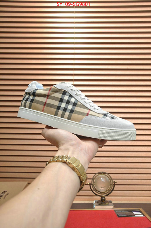 Men Shoes-Burberry top quality replica ID: SG9801 $: 109USD