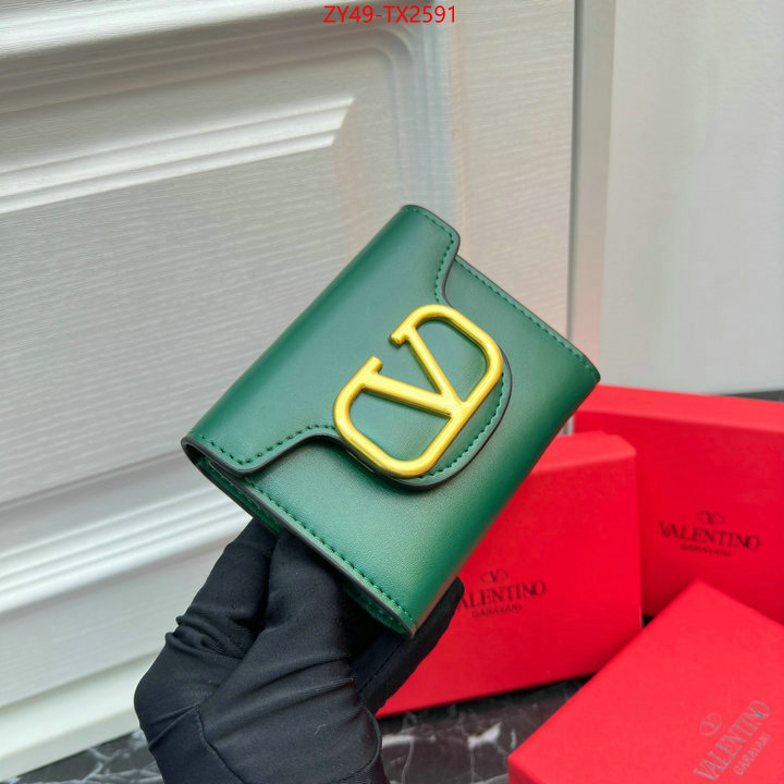 Valentino Bags(4A)-Wallet unsurpassed quality ID: TX2591 $: 49USD,