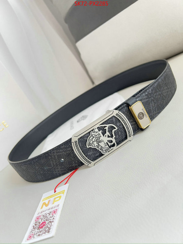 Belts-Versace mirror copy luxury ID: PX2285 $: 72USD