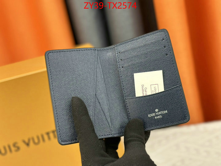 LV Bags(4A)-Wallet fashion designer ID: TX2574 $: 39USD,