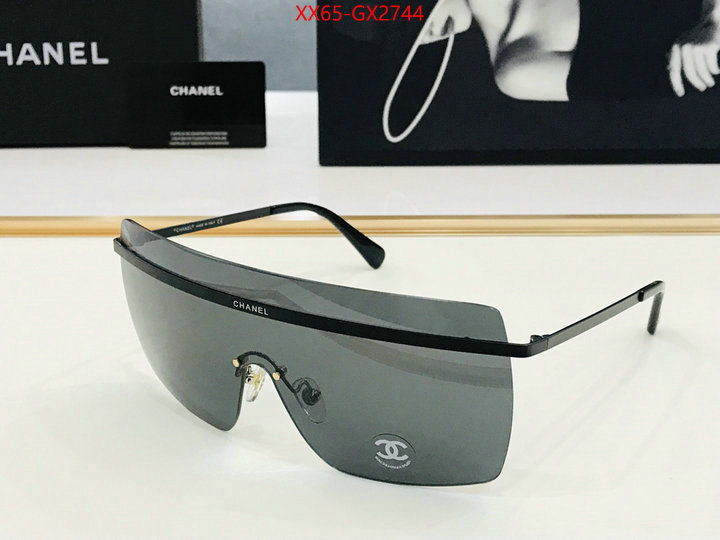 Glasses-Chanel mirror copy luxury ID: GX2744 $: 65USD