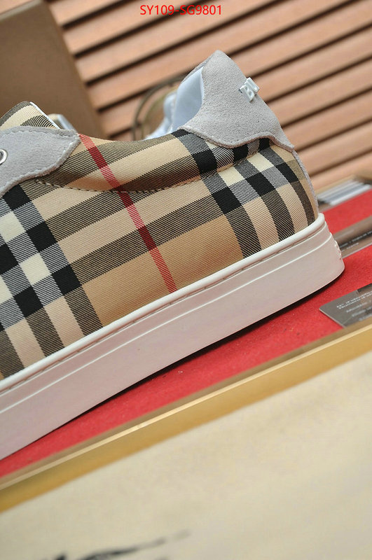 Men Shoes-Burberry top quality replica ID: SG9801 $: 109USD