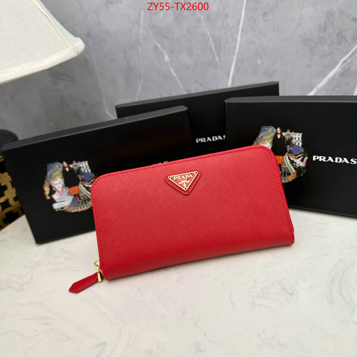 Prada Bags (4A)-Wallet where can i buy ID: TX2600 $: 55USD,