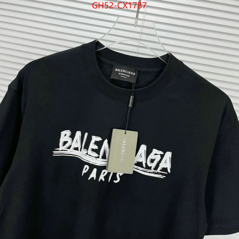 Clothing-Balenciaga find replica ID: CX1787 $: 52USD