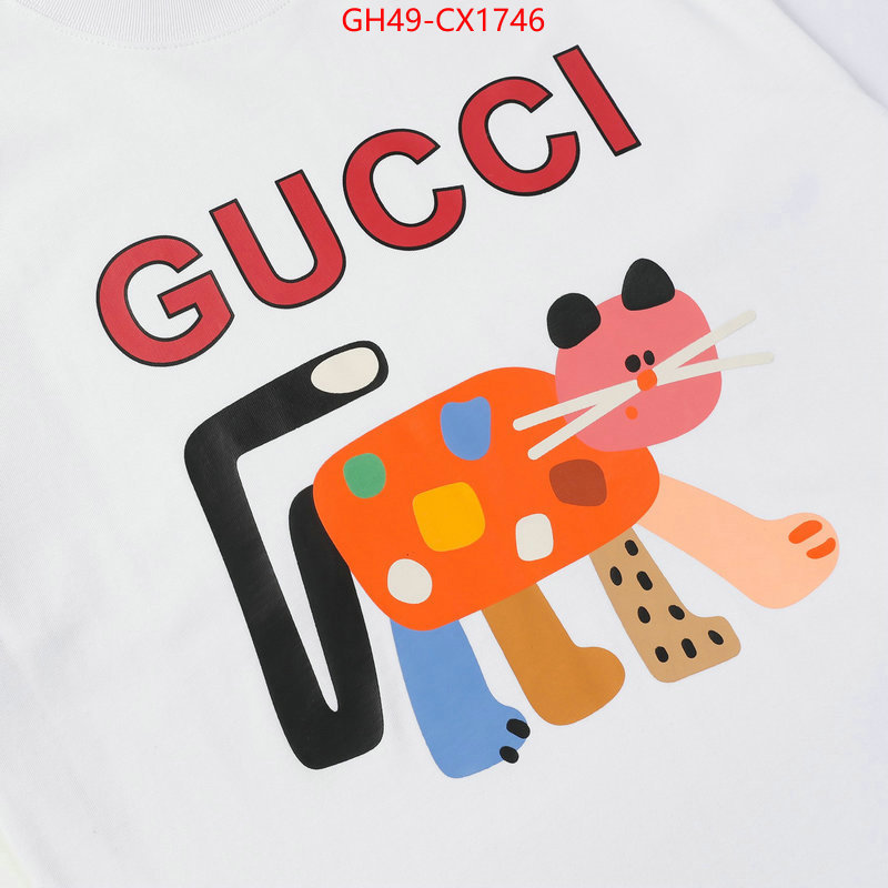 Clothing-Gucci where should i buy to receive ID: CX1746 $: 49USD