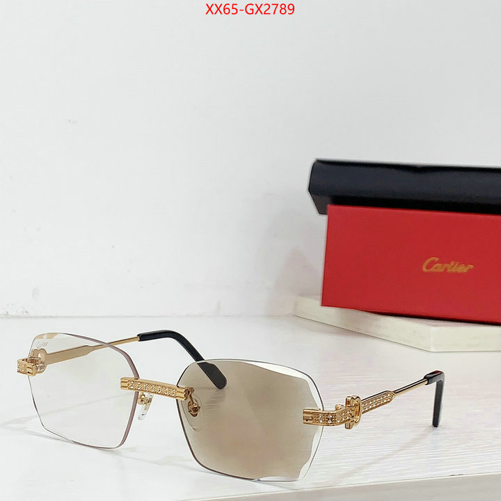 Glasses-Cartier what is a 1:1 replica ID: GX2789 $: 65USD