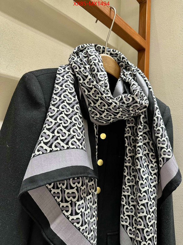 Scarf-Burberry the highest quality fake ID: MX1494 $: 85USD