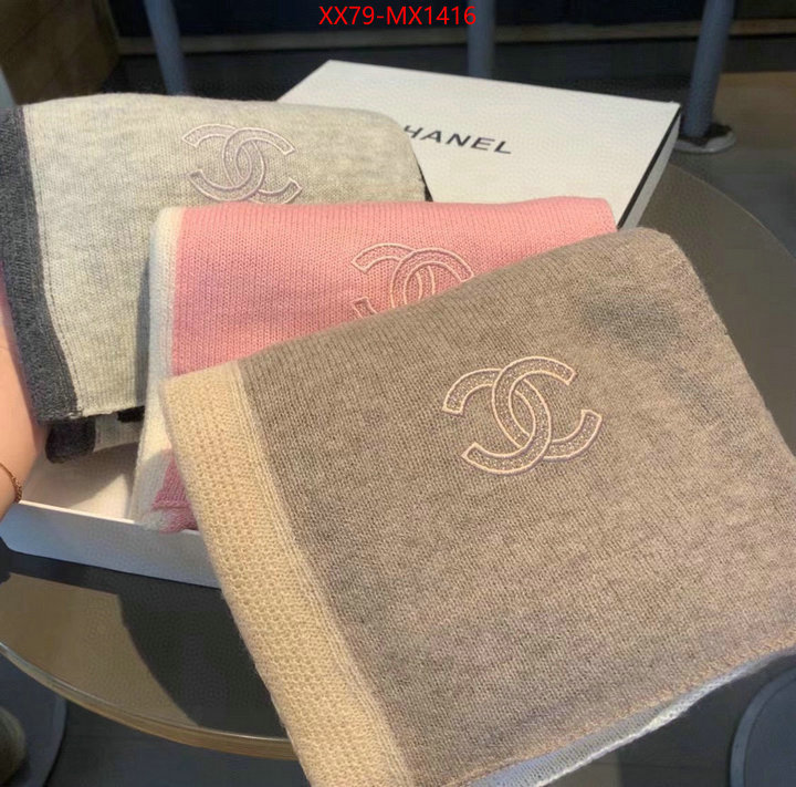 Scarf-Chanel cheap ID: MX1416 $: 79USD