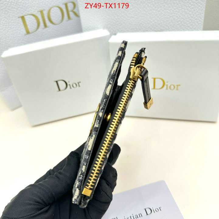 Dior Bags(4A)-Wallet- can i buy replica ID: TX1179 $: 49USD,