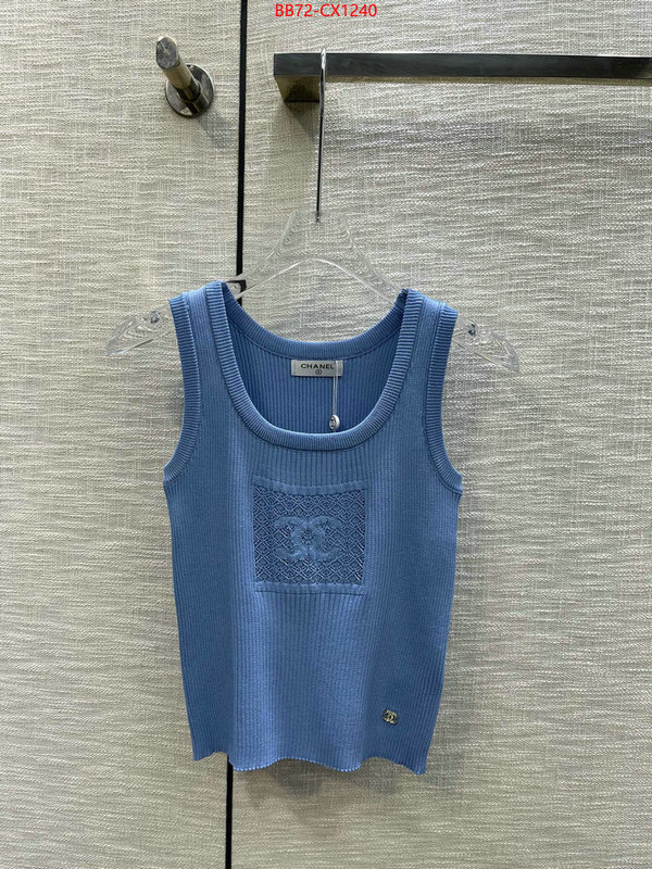 Clothing-Chanel best quality replica ID: CX1240 $: 72USD