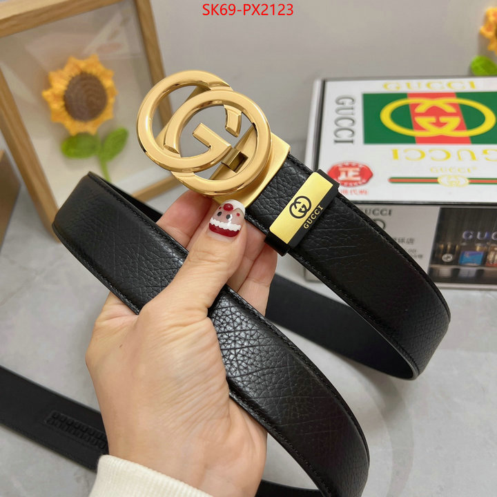 Belts-Gucci shop cheap high quality 1:1 replica ID: PX2123 $: 69USD