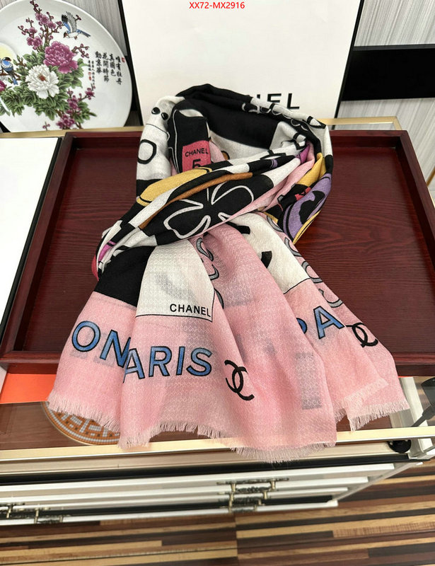 Scarf-Chanel exclusive cheap ID: MX2916 $: 72USD