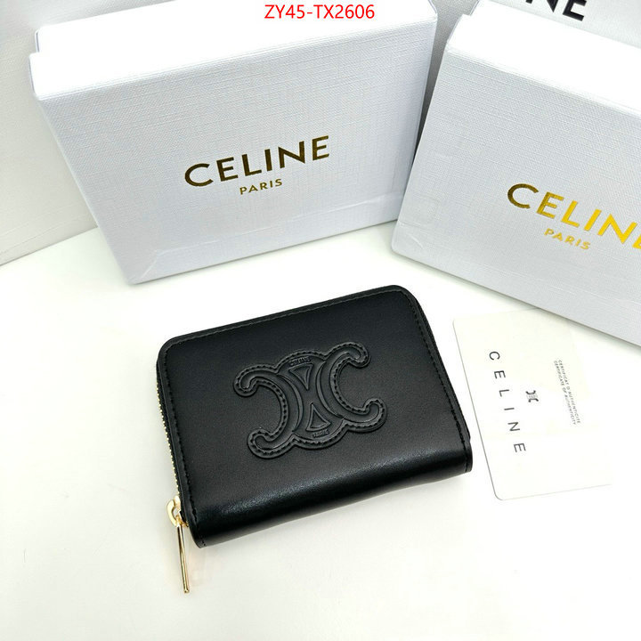 CELINE Bags(4A)-Wallet buy the best high quality replica ID: TX2606 $: 45USD,